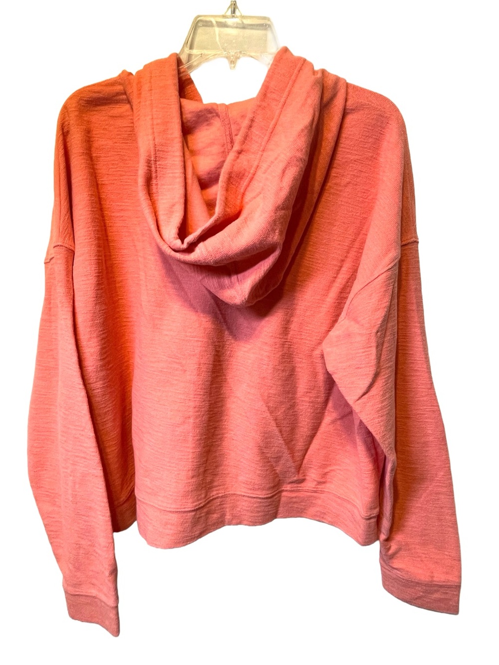 Old Navy - Coral Zip Hoodie with Kangaroo Pocket Full Zipper - Women’s Size XL - Picture 2 of 8